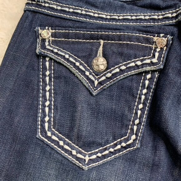 Miss Me Women's Easy Straight Jeans Size 26 x 26.5" - Picture 7 of 15